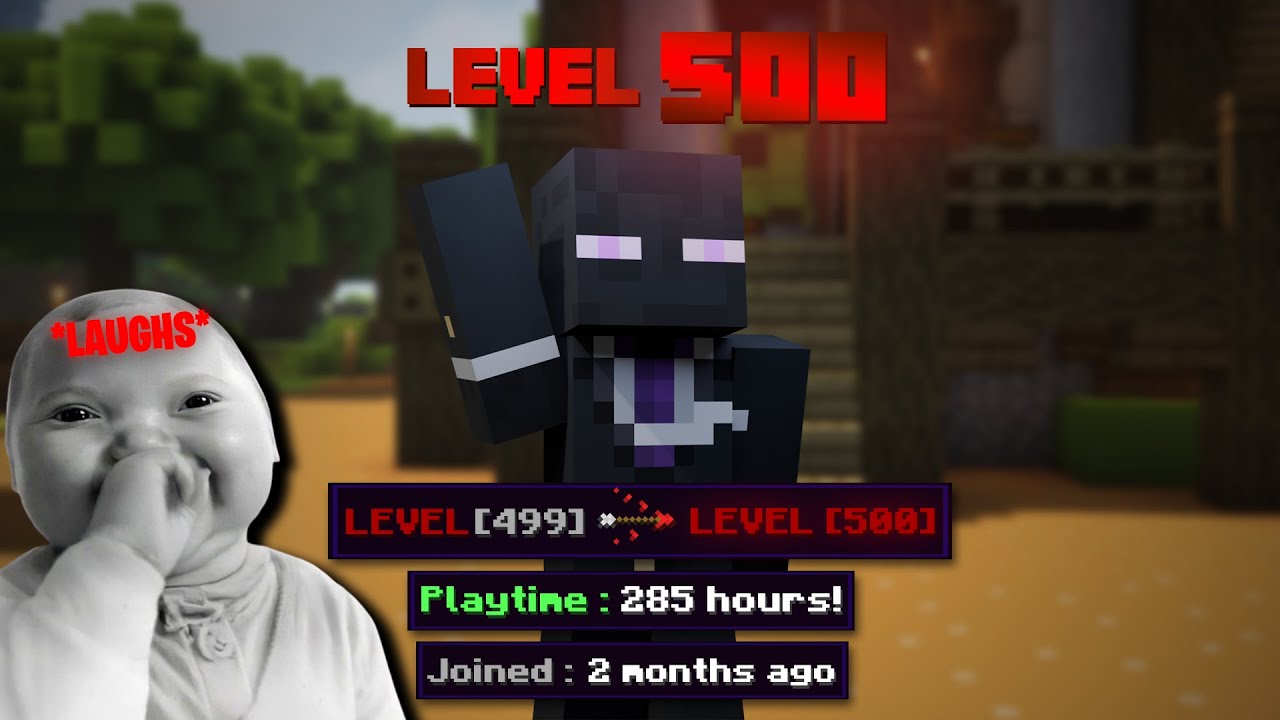 Hypixel Skyblock Level 500 in 2 Months