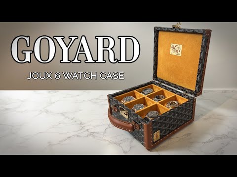 goyard watch trunk