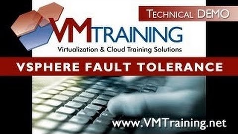 vSphere 6.0 Fault Tolerant VM Demonstration (FT VM)