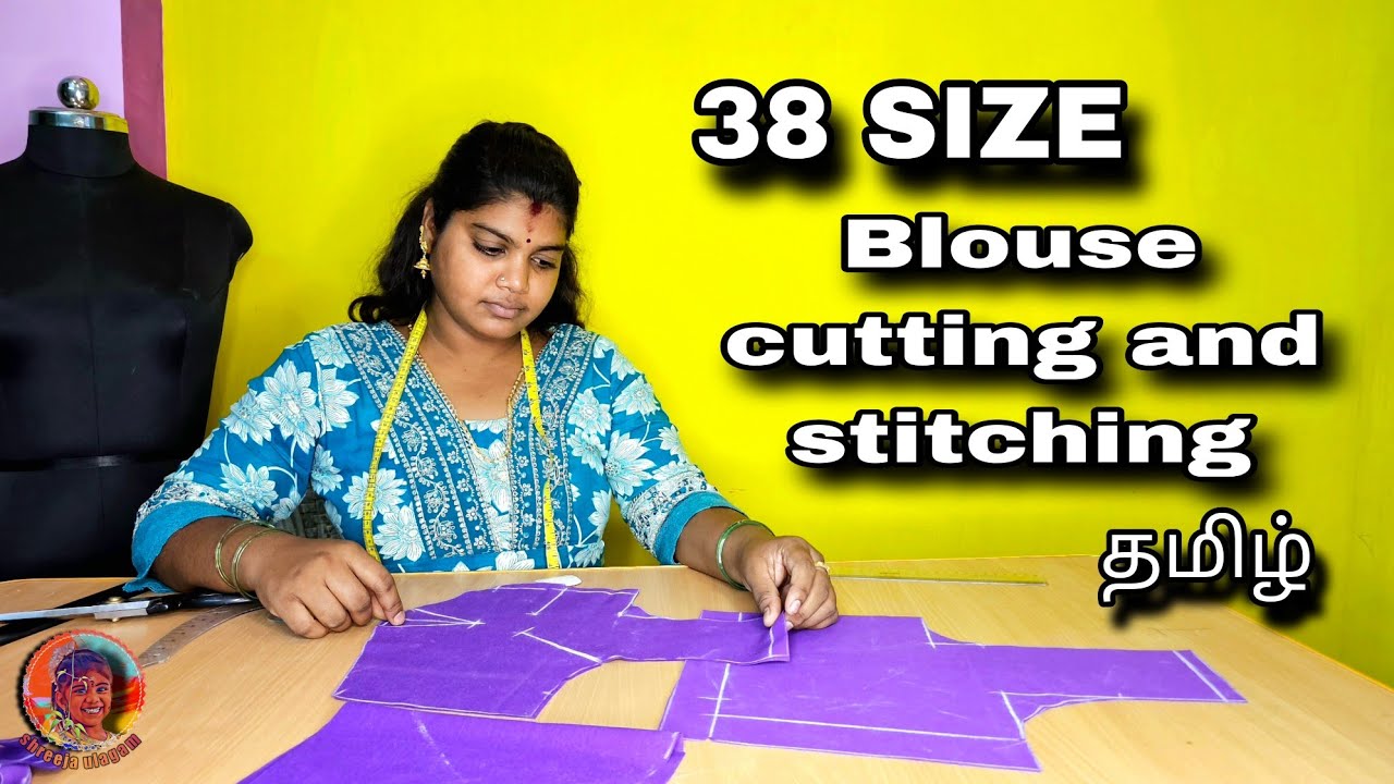 38 blouse cutting in tamil standard size measurements 