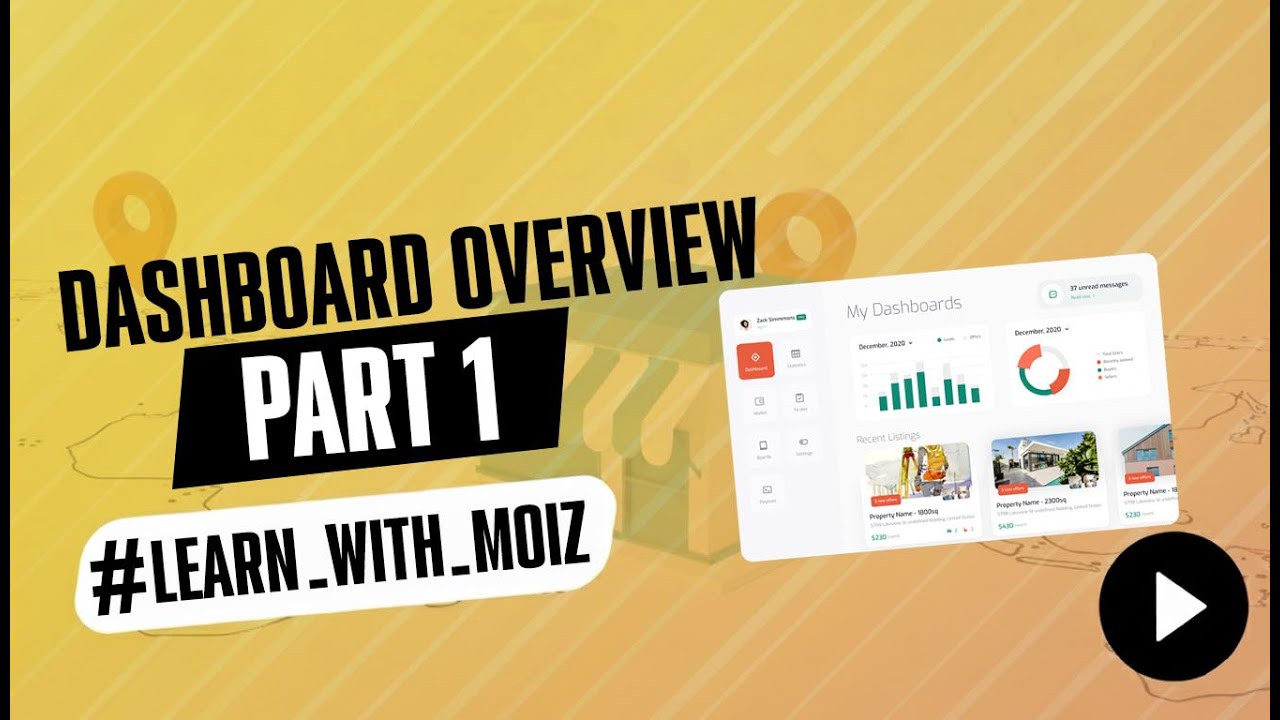 WordPress Dashboard Overview Part 1 | Beginner Tutorial | Learn With ...