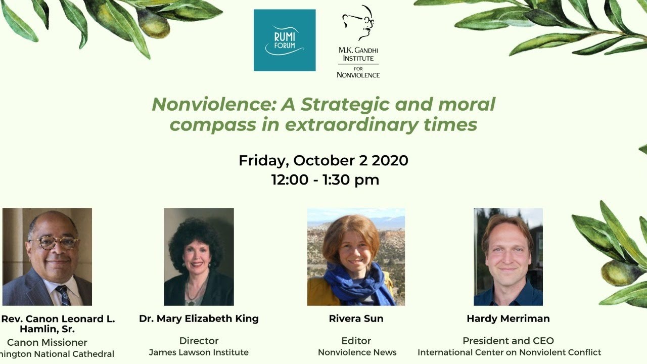 Nonviolence: A strategic and moral compass in extraordinary times