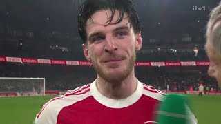 Decline Rice & Eze Post Match Interview Arsenal Vs Chelsea 1-0 4-2