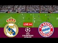 Live real madrid vs bayern munchen uefa champions league 2324 full match game simulation