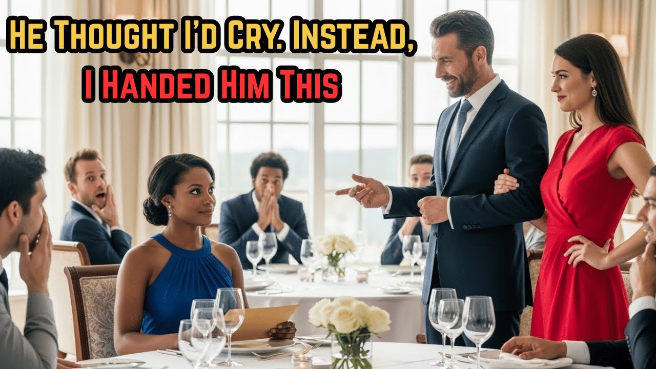 At Our Wedding Anniversary  Dinner, My Husband Announced, 