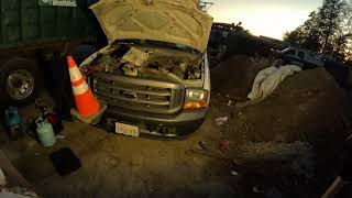 Mobile mechanic LOCKED INSIDE WORK! F-350 evaporator replacement