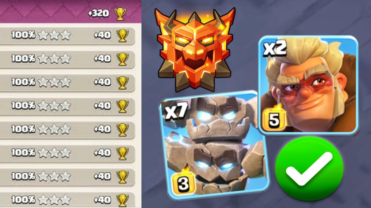 Mass Meteor Druid is the Easiest Legend Army After Update.