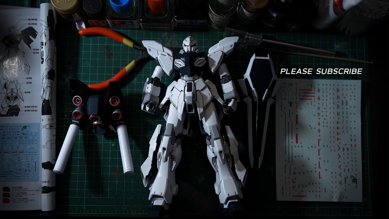 Gunpla Applying Water Decal ติดตั้งดีคอลน้ำ YouTube