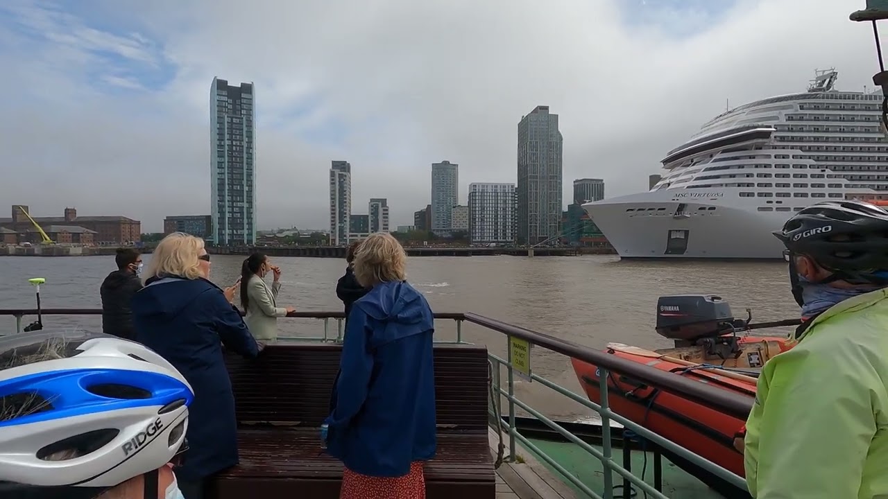 Mersey Ferries Liverpool filmed just after Covid