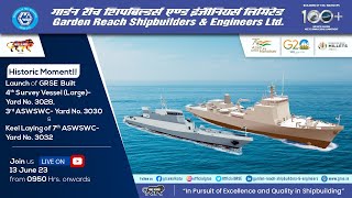 Keel Laying of 7th ASWSWC- Yard No. 3032