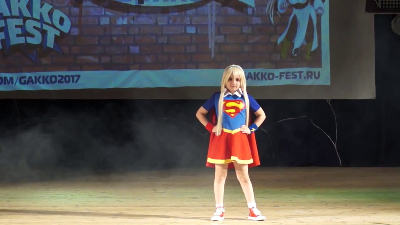 Gakko Fest 2017. Акт 2-23. Дефиле. Chibi Supergirl - Nanami (г.Брянск)