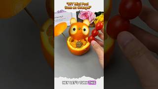 DIY Mini Pool from an Orange!!