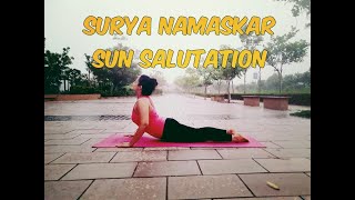 Sun salutation || yoga || Amruta Bhatt