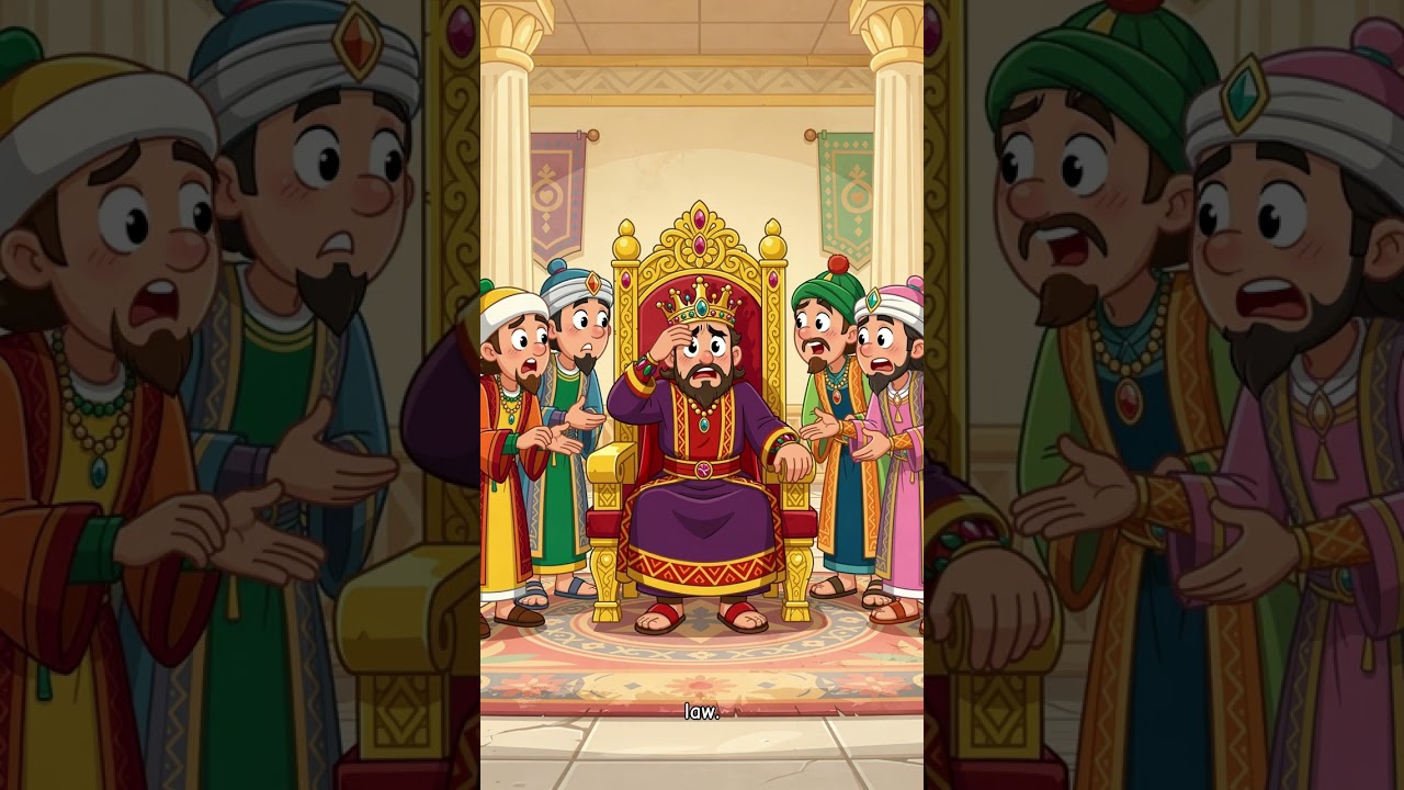 Bible story film: 🦁😲 Daniel loved God so much he prayed every day even when it was against the law!