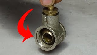 ¡El secreto que los fabricantes no quieren que sepas! a reparar una válvula de paso metálico de 1/2'