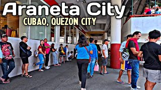 Walking Around ARANETA CITY CUBAO, QUEZON CITY 🇵🇭 4K HDR..