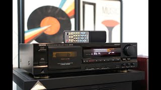 Denon DRM-740 High-End 3-Head Cassette Tape Deck Made in Japan with Remote