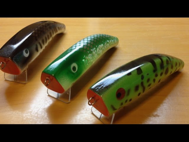 ルアー作り方 ②ファイブインパクト、ペラ作成、塗装、合体♡|バルサ