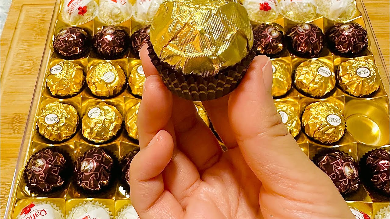 ASMR Eating Ferrero Rocher Mukbang [ Jennie asmr ]