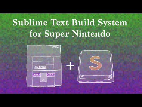 Sublime Text Build System for Super Nintendo