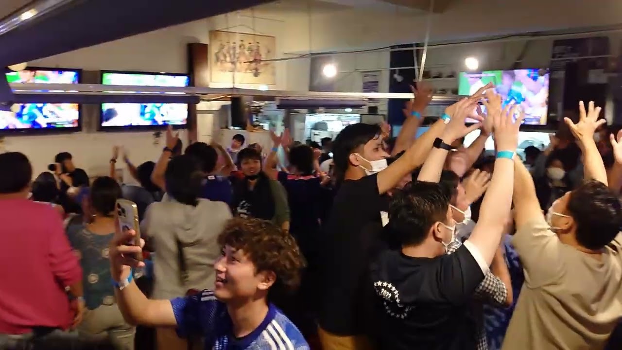 2022 11 23　W杯　初戦ドイツ戦　2：1　で勝利