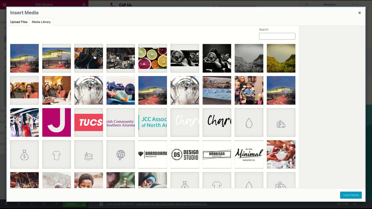 Width and Height settings for Sections in Elementor YouTube