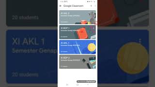 Toturial google classroom untk siswa ...