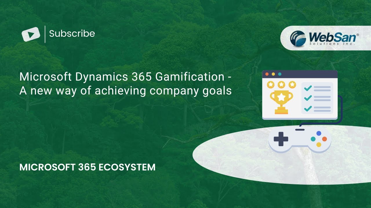 Microsoft Dynamics 365 Gamification - A new way of achieving company ...