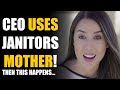 CEO Steps All OVER JANITOR, WIFE Teaches Him A Lesson | Sameer Bhavnani