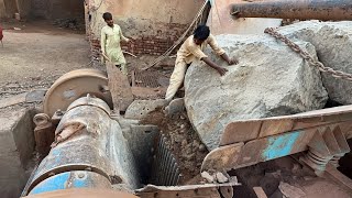 👹Top BiG Rock Crusher Machine:A Giant in Action”Big Rocks Crushing:A Powerful Process #rockcrusher