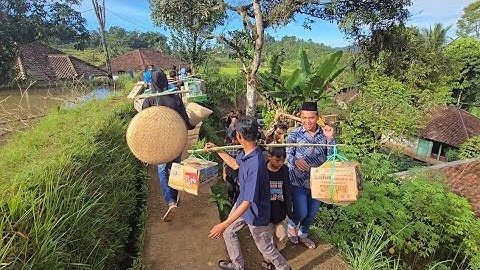 Uniknya Pernikahan Di Pelosok Kampung, Seserahan Pengantin Segala Dibawa. Jawa Barat, Garut Selatan