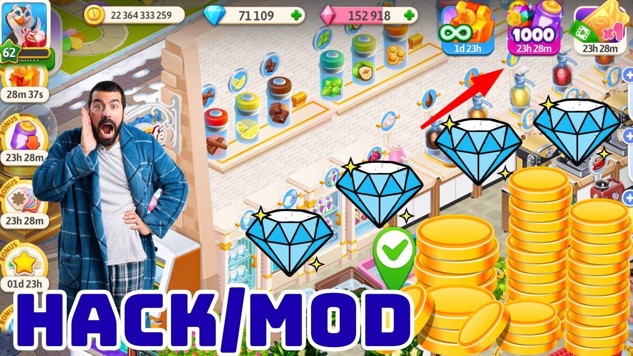 My Cafe Hack/MOD iOS Android