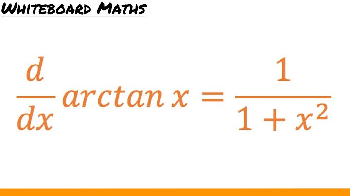 Derivative of arctan x