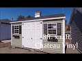 ☀☀ Eastern Shed 8ft. x 14ft. Chateau Vinyl “Vinyl Clapboard”