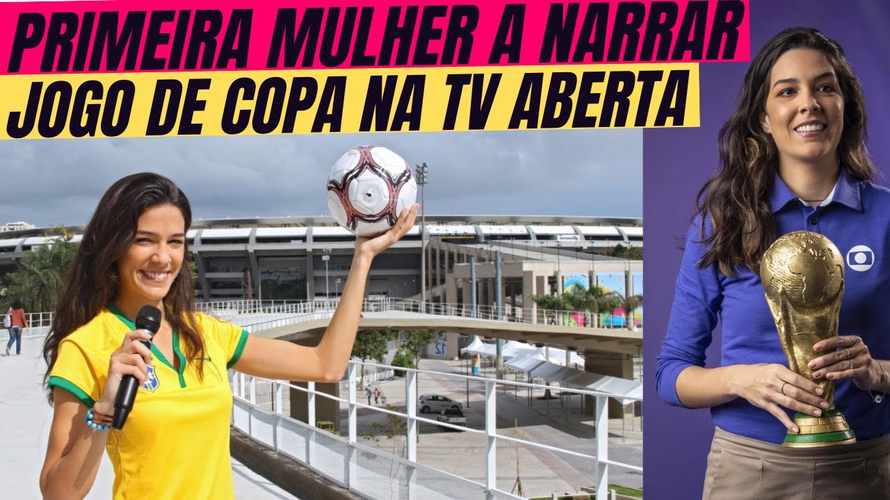 Renata Silveira se torna primeira mulher a narrar um jogo de Copa