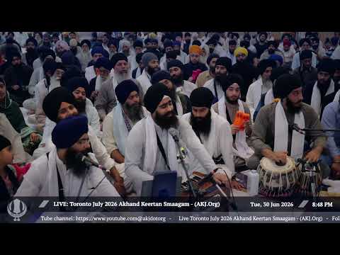 045 Bhai Kudhrit Singh Jee Toronto - Tuesday PM - Toronto July 2026 Annual Akhand Keertan