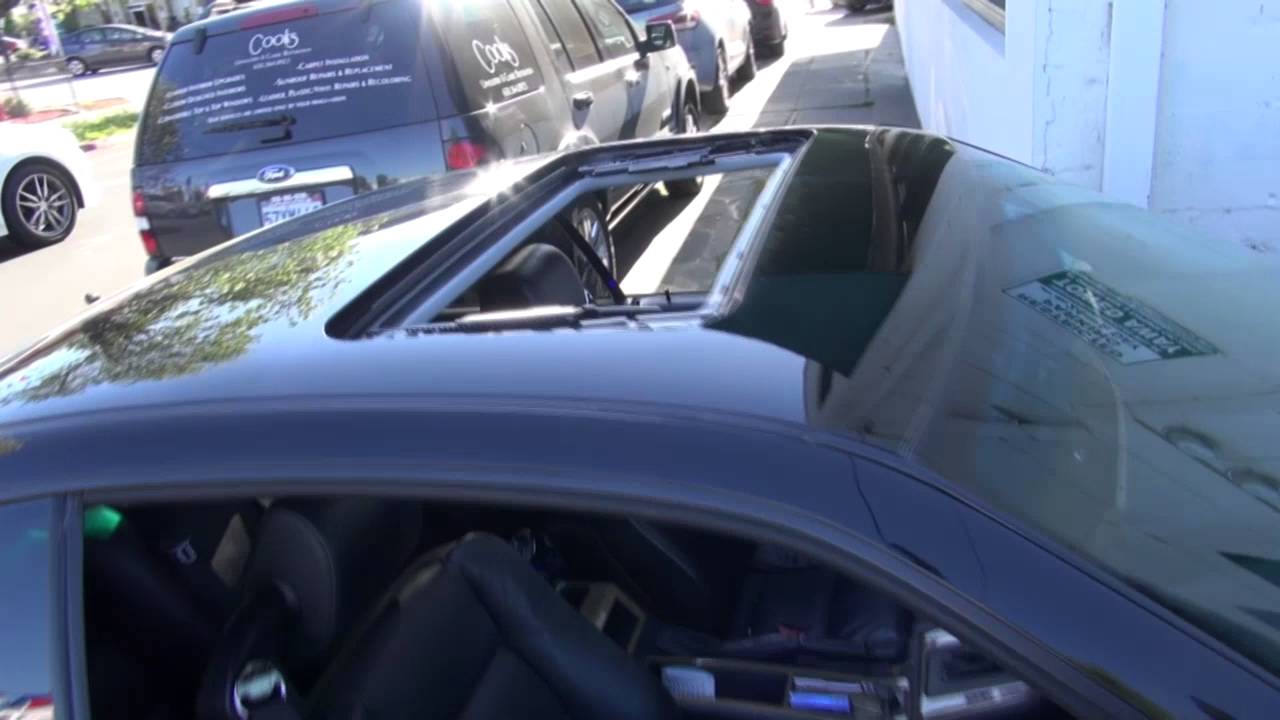 BMW 8 Series Sunroof Repair by Cooks Upholstery Redwood City - YouTube