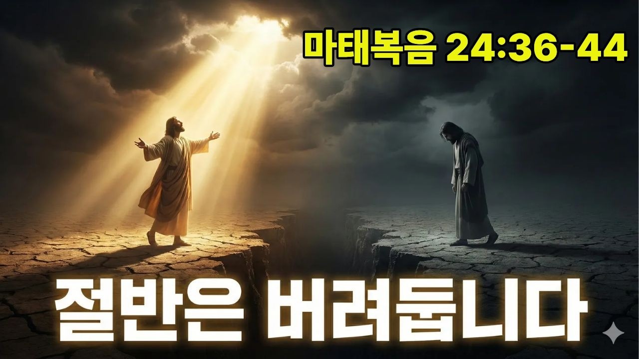 노아의 때처럼 - 당신은 정말 깨어 있습니까? | 마태복음 24:36-44 #성경오디오북 #간증 #기독교 #믿음 #은혜