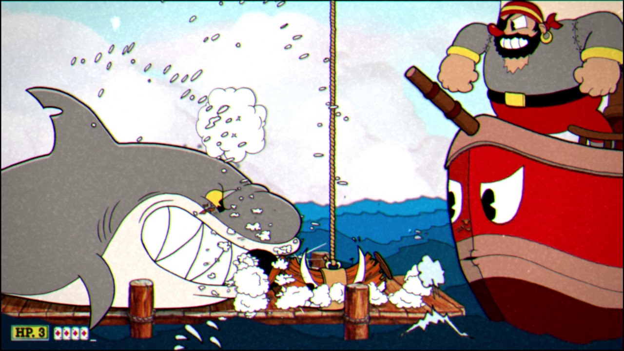 Cuphead: Captain Brineybeard Boss Fight (No Hit A+ Rank) [4K 60FPS]