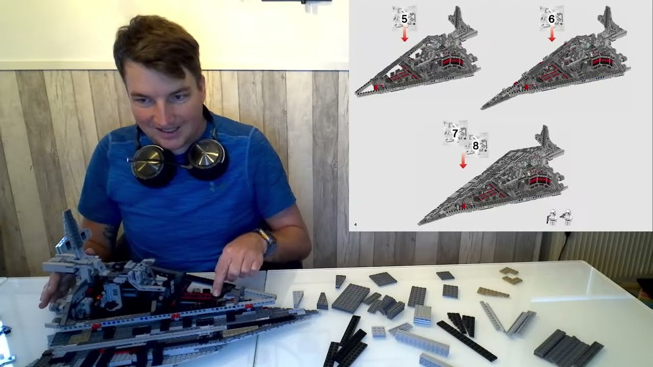 Lego Star Wars erste Ordnung Sternenzerstörer Bau Set nr: 75190