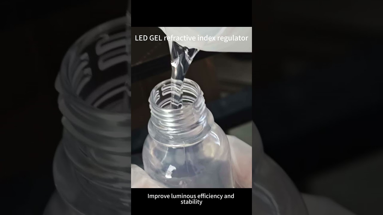 LED glue refractive index regulator