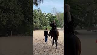 Horse Bolts Unexpectedly, Rider Falls During Beach Ride