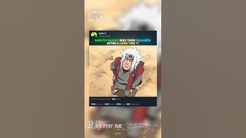 NARUTO SASUKE SAW LEAF VILLAGE AFTER A LONG TIME#anime #shorts