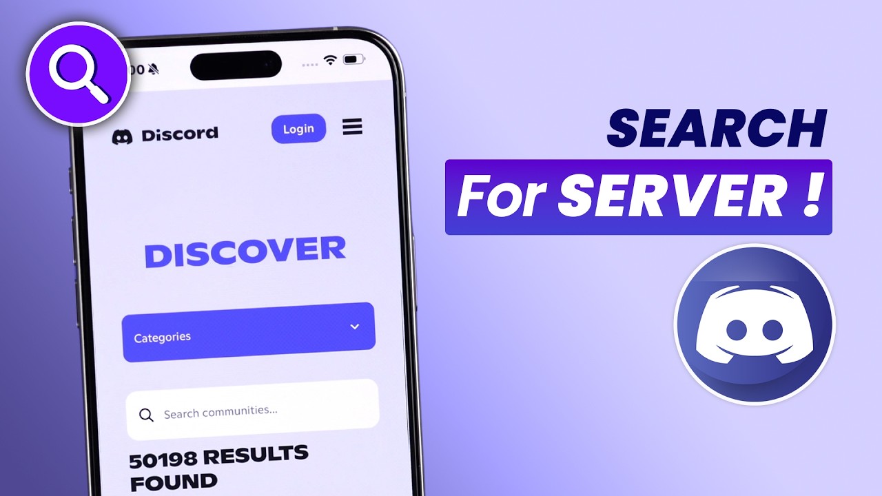 How to Search Servers on Discord Mobile [Find & Join Servers] - YouTube