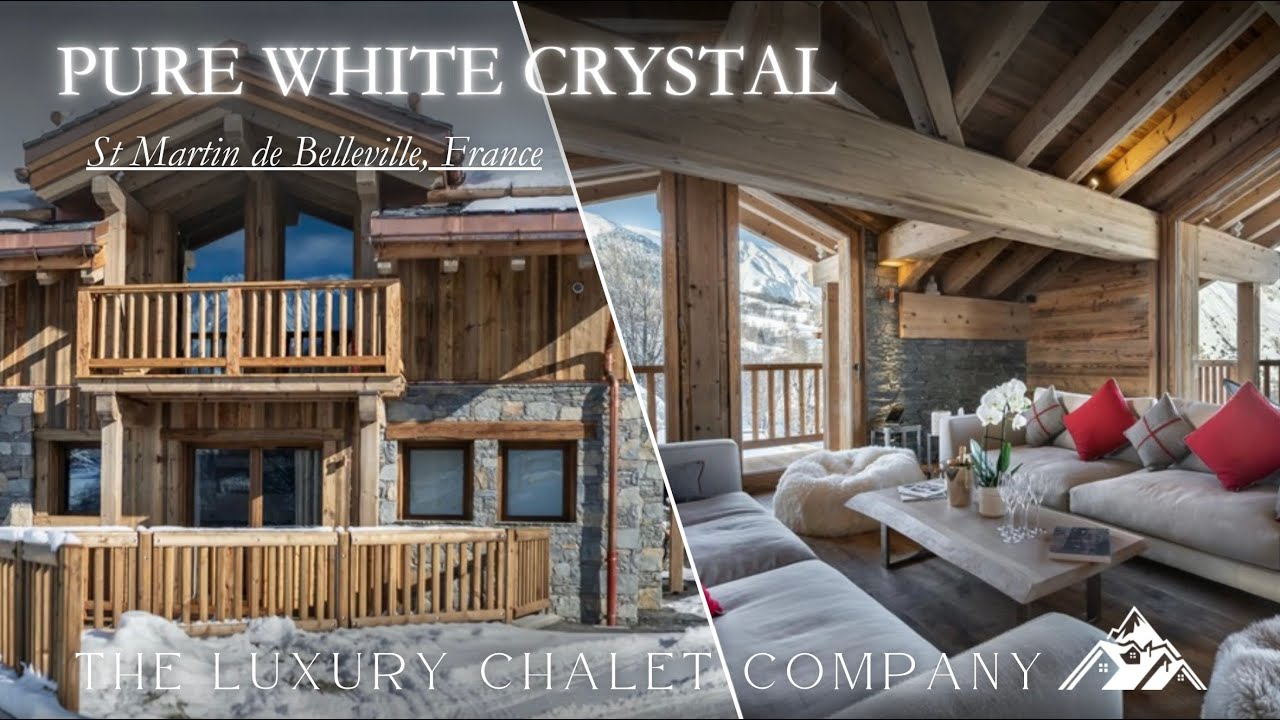 Chalet Pure White Crystal - Luxury Chalet In St Martin de Belleville, France