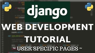 Django Tutorial - User Specific Pages/Access