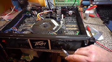 PEAVEY CS 3000 Repair Guide Basics DDT Light On