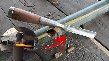 Carpenter Tools/ How to make a Wood Carving Chisel out of Metal Scrap