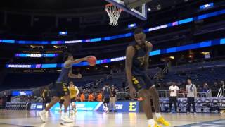 ETSU Open Practice Dunks at NCAA Tournament