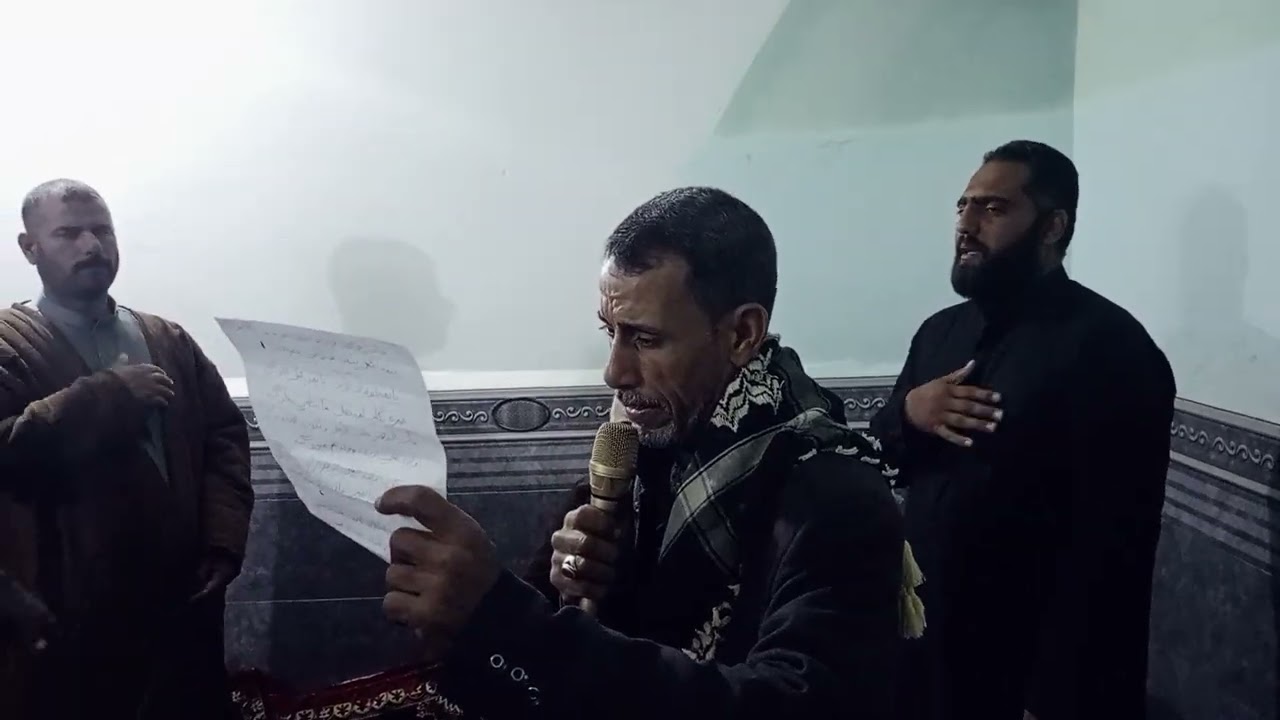 موكب لواء ابو الفضل والاباء ع مجلس عزاء بمناسبة الذكرى أربعين المرحوم شهاب علي السعيدي 